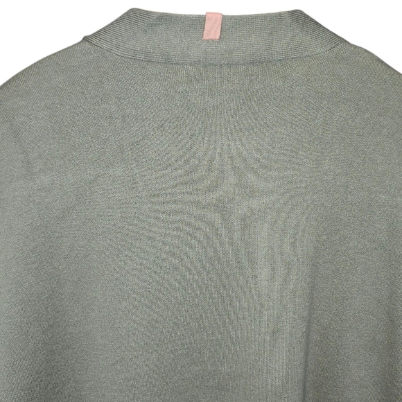 Lunya Cozy Cotton Button Front Silk Blend Cardigan Green New in Package Sz. L/XL - Picture 12 of 16